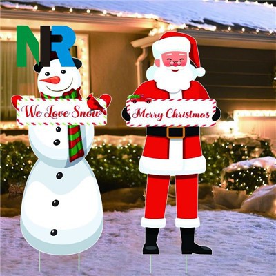 Juletema gårdsskilt